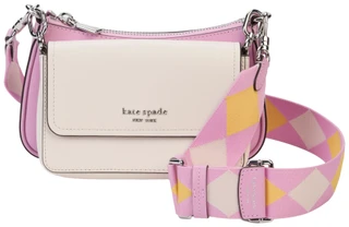 Thumbnail 1: KATE SPADE Double Colorblock Saffiano Leather Crossbody Bag 