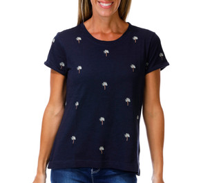Thumbnail 1: Philosophy Women's Short Sleeve Embroidered Top 