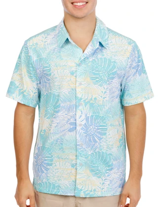 Thumbnail 1: REEL LEGENDS Men's Button Down Print Shirt 