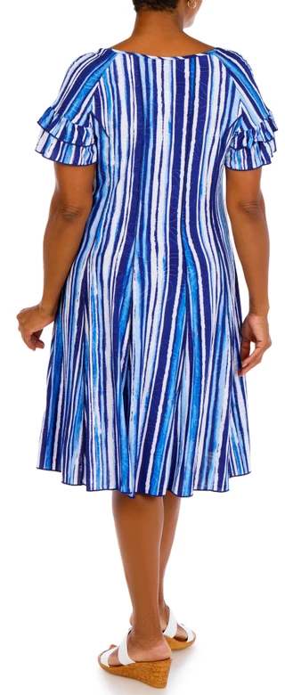 Thumbnail 3: Sami & Jo Plus Short Flutter Sleeve Dress 
