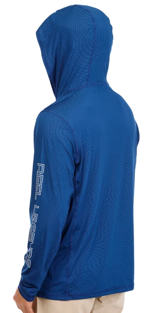Thumbnail 5: REEL LEGENDS Men's Outdoor Long Sleeve Gaiter Synergy Shirt 