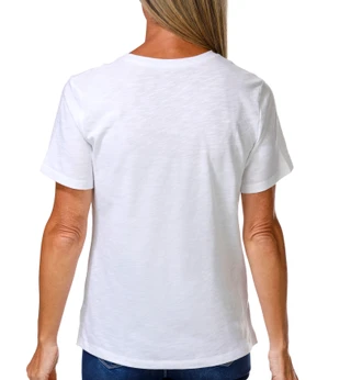 Thumbnail 2: Coral Bay Petite Sea Turtle V-Neck Top 