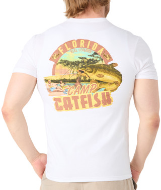 Thumbnail 2: REEL LEGENDS Men's Short Sleeve Graphic Crew Neck Tee 