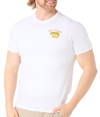 Thumbnail 1: REEL LEGENDS Men's Short Sleeve Graphic Crew Neck Tee 