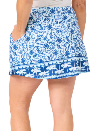 Thumbnail 3: Coral Bay Golf Petite A-Line Print Golf Skort 
