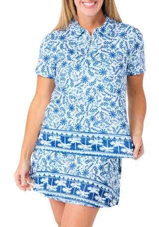 Thumbnail 4: Coral Bay Golf Petite A-Line Print Golf Skort 