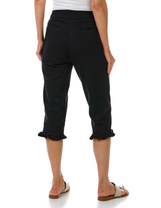 Thumbnail 2: Coral Bay Petite Ruffle Hem Capris  