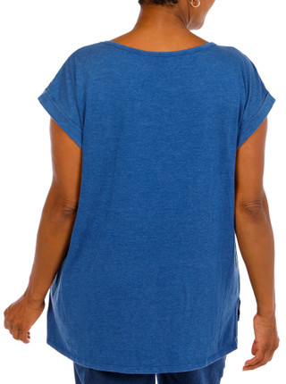 Thumbnail 2: Brisas Plus Active Short Sleeve V-Neck Top 