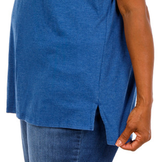 Thumbnail 3: Brisas Plus Active Short Sleeve V-Neck Top 