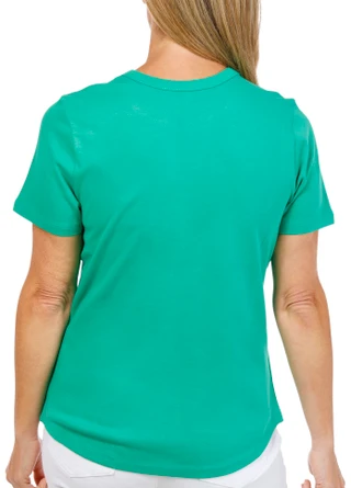 Thumbnail 2: Coral Bay Womens Short Sleeve Split Neck Top 