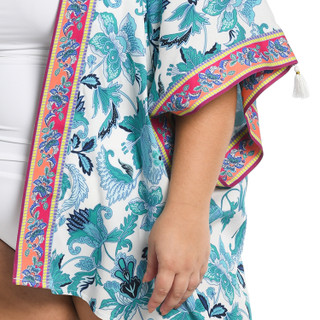 Thumbnail 2: La Blanca Plus Santorini Kimono Swim Cover-up 