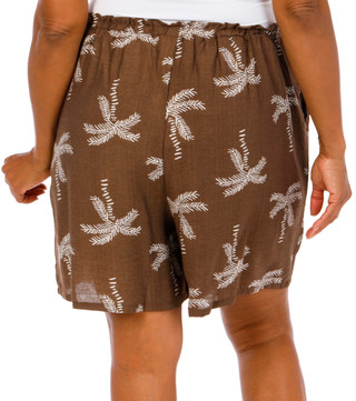 Thumbnail 3: Kaktus Couture Plus Palm Tree Shorts 