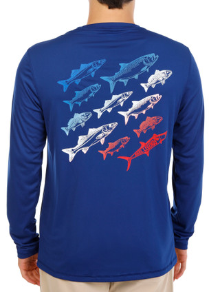 Thumbnail 2: REEL LEGENDS Men's Outdoor Long Sleeve Reel-Tec Shirt 