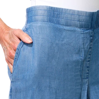 Thumbnail 2: Coral Bay Women's Seam Front Wide Leg Capris 