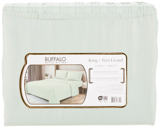 Thumbnail 2: Buffalo 4 Pc Pintuck Sheet Selection 