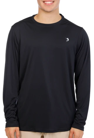 Thumbnail 3: REEL LEGENDS Men's Long Sleeve Solid Reel-Tec Shirt 