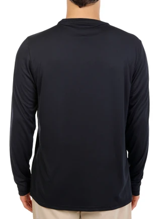 Thumbnail 4: REEL LEGENDS Men's Long Sleeve Solid Reel-Tec Shirt 