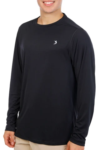 Thumbnail 1: REEL LEGENDS Men's Long Sleeve Solid Reel-Tec Shirt 