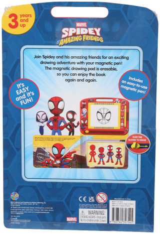 Thumbnail 2: Marvel Spidey And His Amazing Friends Book & Magnetic Drawing Kit 