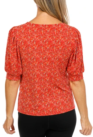 Thumbnail 2: Cece Women's Floral Print Top 