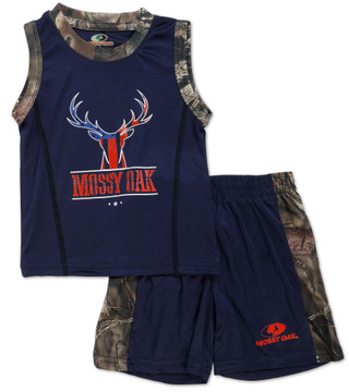 Thumbnail 1: Mossy Oak Toddler Boys 2 Pc Shorts Set  