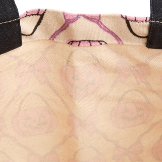 Thumbnail 3: The Witch's Workshop 21x17 Pumpkins & Bows Halloween Canvas Tote with Front Pouch 