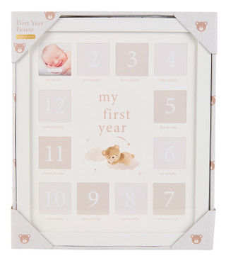 Thumbnail 1: Pearhead 11x13 Baby's My First Year Milestone Picture Frame 