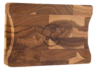 Thumbnail 2: Lipper Natural Teak Mini Cutting Board 