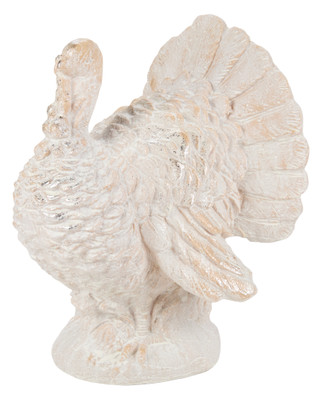 Thumbnail 1: Autumn Grove 12 in Resin Shimmer Harvest Turkey Decor 