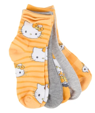 Thumbnail 1: Hello Kitty Women's 5 Pk Halloween Themed Socks 