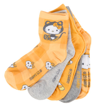 Thumbnail 2: Hello Kitty Women's 5 Pk Halloween Themed Socks 