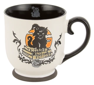 Thumbnail 1: Spectrum Designz Black Cat in Witch's Hat Halloween Coffee Mug 