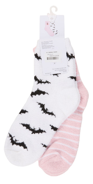 Thumbnail 2: Hallmark Women's 2 Pk Halloween Themed Cozy Socks 