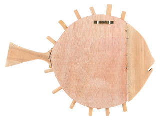 Thumbnail 2: Sand + Sea 20 in Wooden Fish Wall Decor 