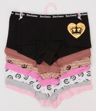 Thumbnail 2: Juicy Couture Women's 7 Pk Boyshort Panties 