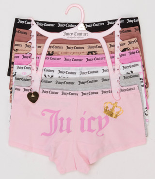 Thumbnail 1: Juicy Couture Women's 7 Pk Boyshort Panties 