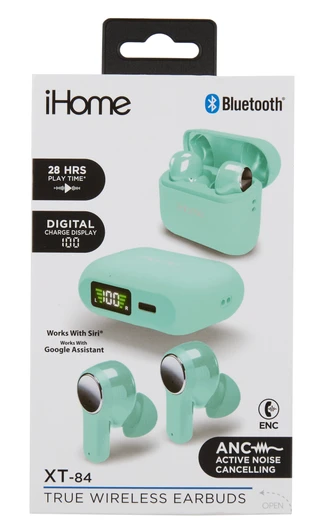 Thumbnail 1: Ihome XT-84 True Wireless Earbuds with Charging Case & USB Cable 