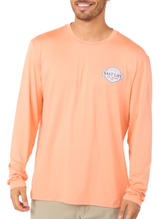 Thumbnail 2: Salt Life Men's Long Sleeve Performance Graphic Tee 