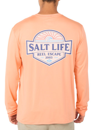 Thumbnail 1: Salt Life Men's Long Sleeve Performance Graphic Tee 