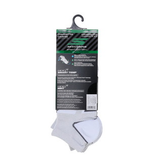 Thumbnail 3: Skechers Women's 3 Pk Heel & Toe Cushion Low Cut Socks 