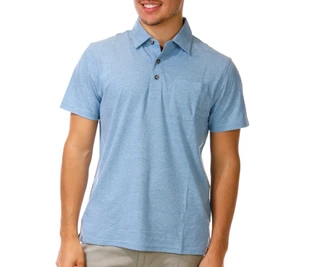 Thumbnail 1: Fair Harbor Men's Short Sleeve Solid Pocket Polo Shirt 