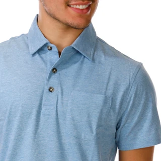 Thumbnail 3: Fair Harbor Men's Short Sleeve Solid Pocket Polo Shirt 