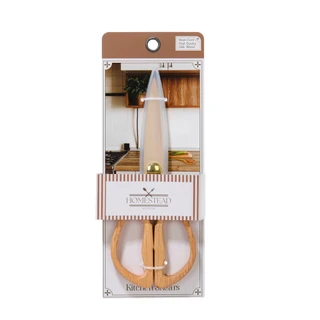 Thumbnail 1: Homestead Kitchen Golden Oak Wood Kitchen Shears 
