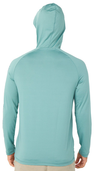 Thumbnail 2: Hurley Men's Long Sleeve Sunrise Hooded Sun Shirt 