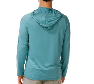 Thumbnail 2: Hurley Men's Long Sleeve Sunrise Hooded Sun Shirt 