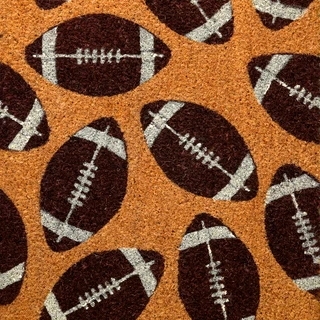 Thumbnail 2: Mirkwood Collection 2 Pc Football Theme Rug Set 