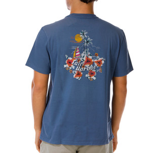 Thumbnail 1: Fair Harbor Men's Short Sleeve Graphic Crew Neck Tee 