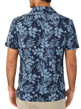 Thumbnail 2: Perry Ellis Men's Short Sleeve Printed Button Down Shirt 
