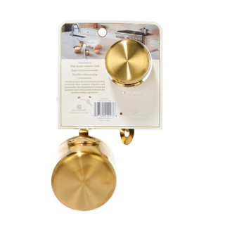 Thumbnail 3: ARTISAN ROW 4 Pc Golden Measuring Cup Set 