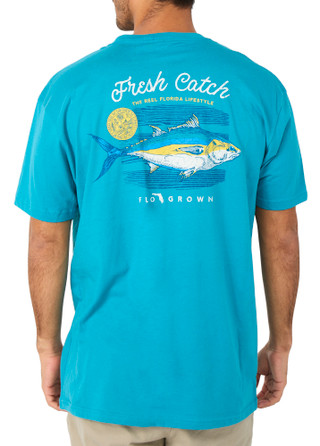 Thumbnail 1: FloGrown Men's Short Sleeve Graphic Crew Neck Tee 